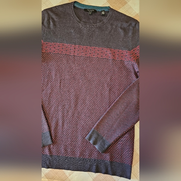 Ted Baker London Cowden Crew Neck Sweater Sz.L    V-BL - Picture 7 of 10